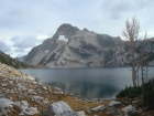 Mount Regan from Sawtooth Lake.