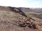 First view of Reynolds Peak in the distance.