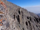 Michael topping out on the Baugher route.