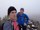 Serious times on the summit of Rock Creek Butte.