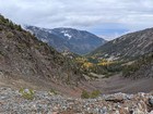 Larch turning yellow in Pine Creek drainage.