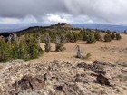 Looking across at the highpoint of Marble Point.