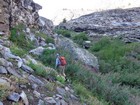 Hiking up Hennen Canyon.
