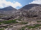 Terrain on the way to the saddle between Ruby Dome and Ruby Pyramid.