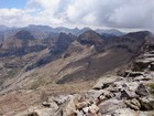 View east from the summit of Ruby Pyramid, including Mount Gilbert.