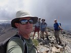 Group shot on the summit of Ruby Pyramid.