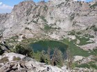 Looking down on Griswold Lake from the west.