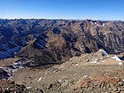 Looking into the heart of the Boulder Mountains from Ryan Peak.