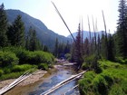 Iron Creek flowing through my favorite meadow.