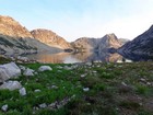 Sawtooth Lake from the south.