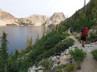 Making our way back along Sawtooth Lake.