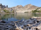 Final look at Sawtooth Lake.