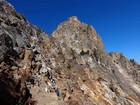 Nearing the ridgeline on Merritt Peak.