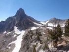 Our next objective, Thompson Peak, highest in the Sawtooths.