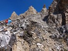 Final scramble section up Thompson Peak.