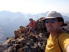 Mount Regan summit shot. No time to relax, gotta figure out how to get down this thing.