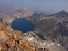 Sawtooth Lake from Mount Regan.