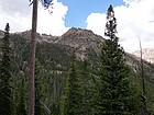 West face of Grand Mogul from the Alpine Way Trail.