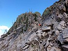 Heading back down from Huckleberry Peak.