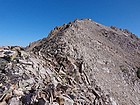 South ridge of Decker Peak from the saddle.