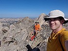 Decker Peak summit splattski shot.