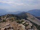 Heading back down, Lake Pend Oreille in the distance.