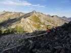 We did a fair amount of boulder hopping while on the ridge.