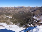 Castle Peak and the White Clouds to the north from the summit.