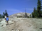 Final stretch to the summit of Sentinel Dome.