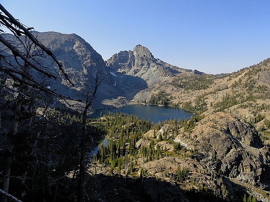 He Devil above Sheep Lake.