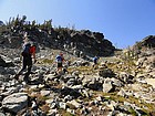 Almost to the northwest ridge of He Devil.