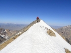 Nearing the summit of USGS Peak, Idaho's 10th highest.