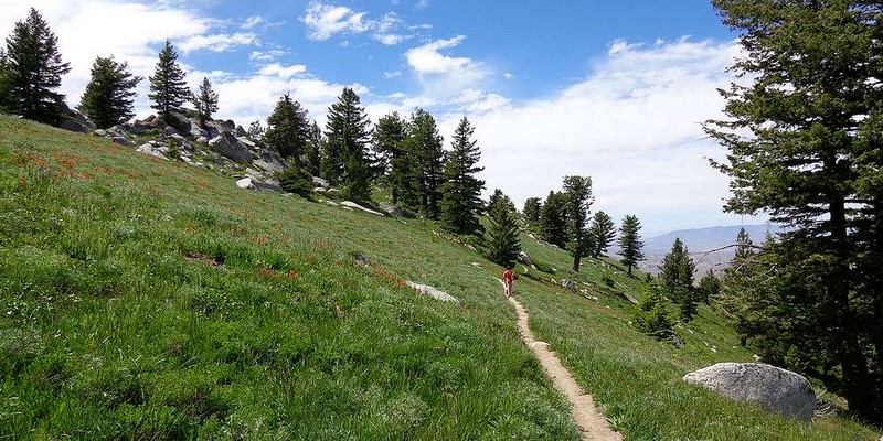 Hiking at Shafer Butte