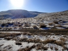 I left the road here, and hiked the ridge on the right.