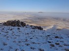 Looking back on Three Fingers Rock and Round Mountain.