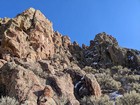 Scramble section on the way up Round Mountain.