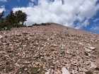 Final climb to the summit of North Smoky Dome.