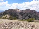 View looking back at the route from Second Peak.