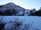 Golden Lake frozen over.