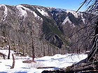 Looking down into the Secesh River valley.