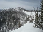 Looking south towards North Spring Peak.