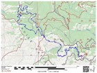 Map of the route, just under 11 miles and 1300' gain round trip.