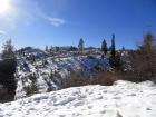 View of the route from the trailhead.