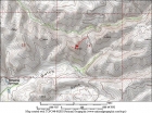 Map of the route, just under a mile round trip with 300' of elevation gain.