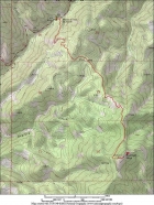 Map showing our route.