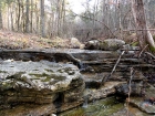 One of many scenic stream crossings.