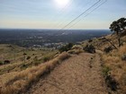 Looking back on the trail.