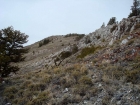 Looking up the south east ridge.