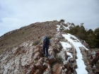 John nearing the summit.