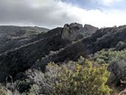 Rock outcroppings along the way.